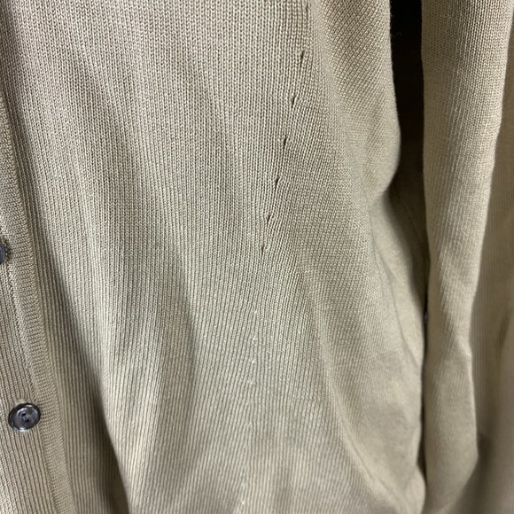 DONCASTER Large Silk STRETCH Cardigan Sweater - Picture 3 of 6